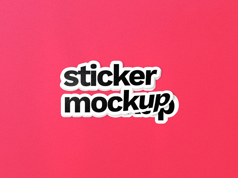 Imagens vetoriais Sticker mockup