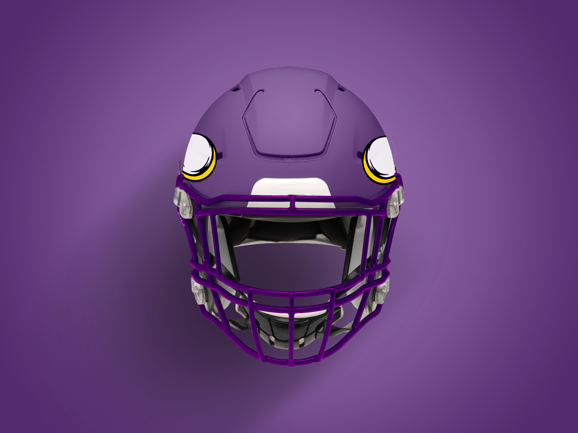 Mockup capacete futebol americano