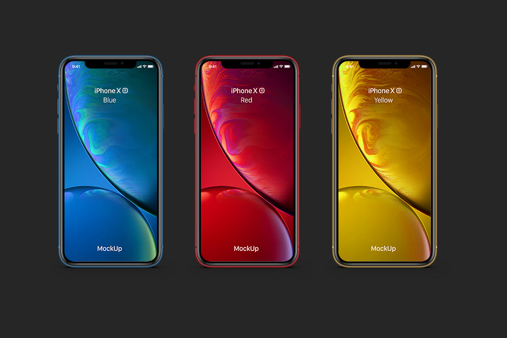 Mockup iPhone XR