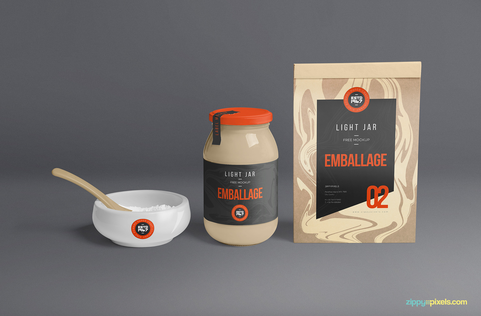 Download Mockup Kit De Embalagens