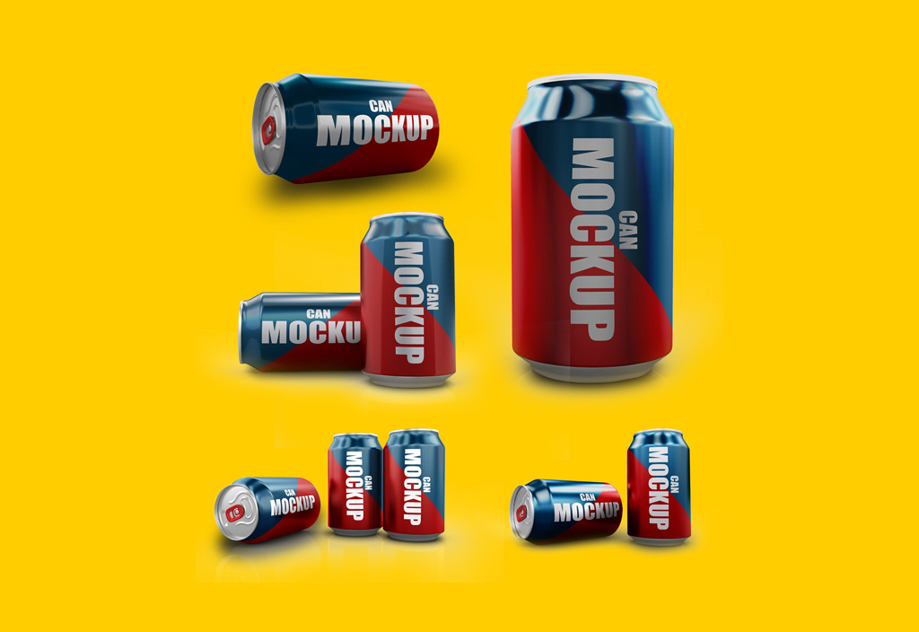 Download Mockup Lata de bebida #8