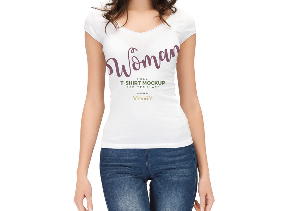 Download Mockup Camiseta feminina #2