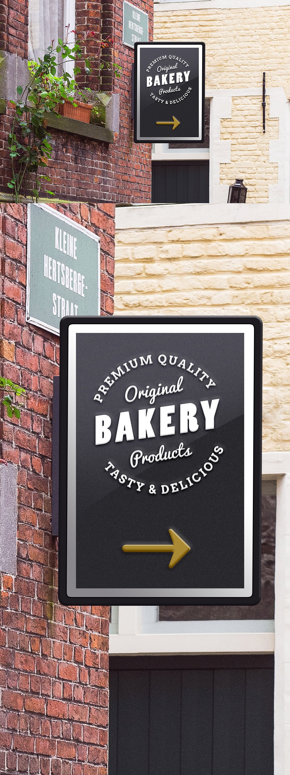 Download Mockup Placa de fachada #9