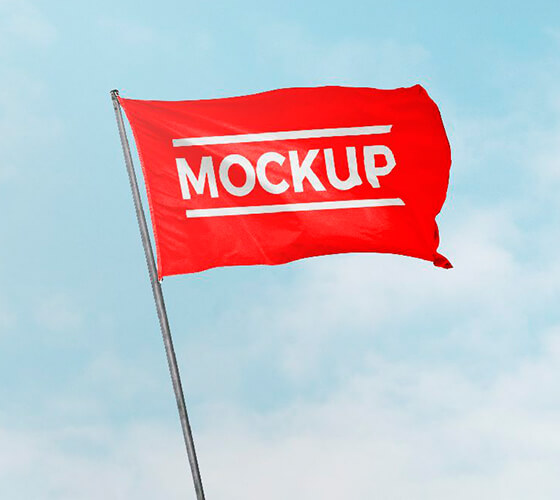 Mockup bandeira #3