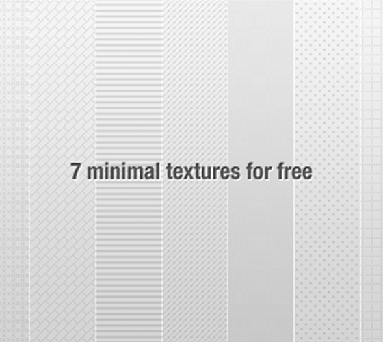7 Texturas minimalitas