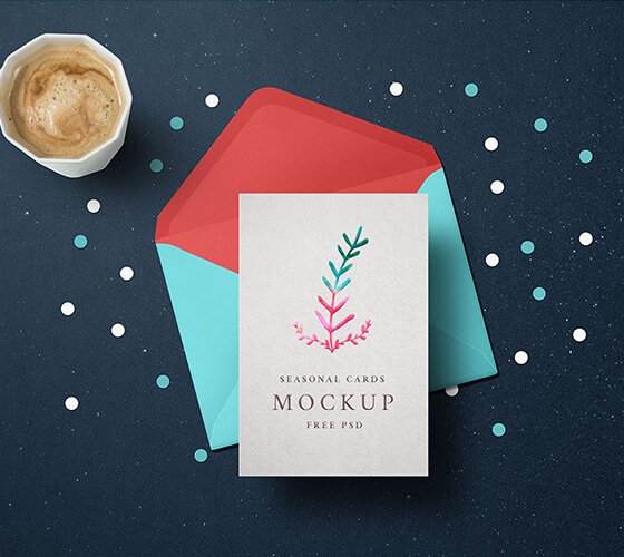 Mockup Cartão Comemorativo