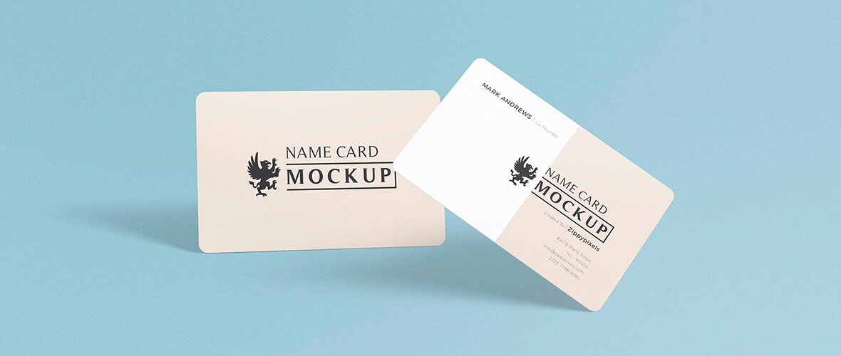 Download Mockup Cartão de visita #21
