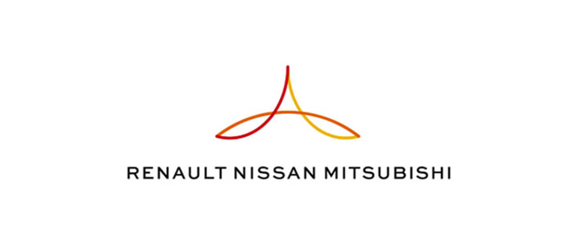 O novo logo para a aliança Renault-Nissan-Mitsubishi