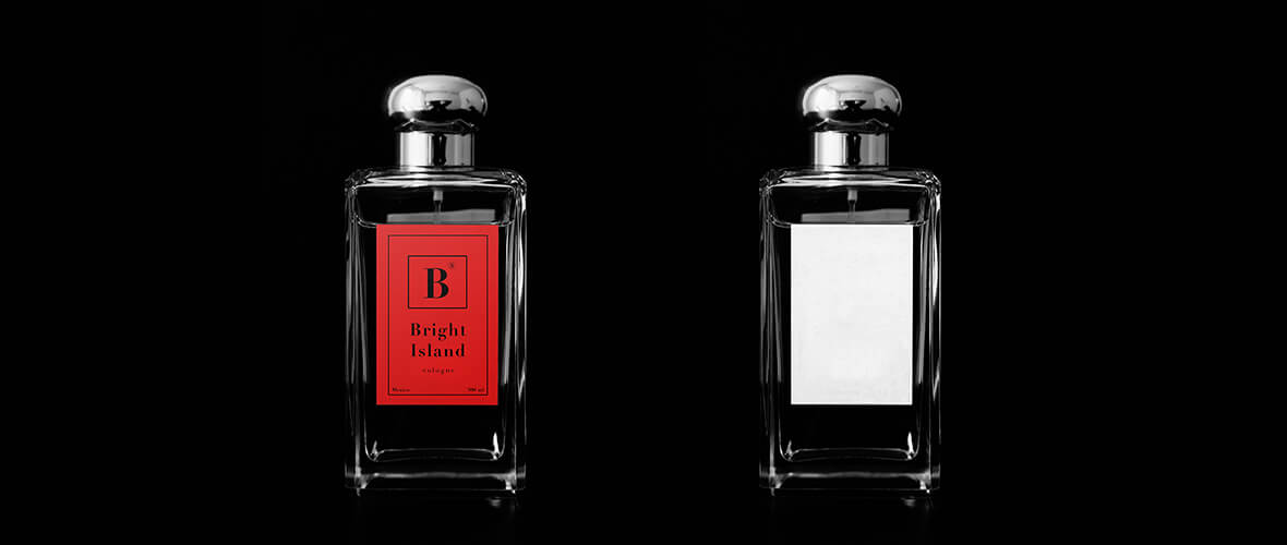 Mockup Embalagem de perfume