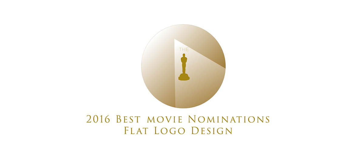 Flat logos para os melhores filmes de 2017