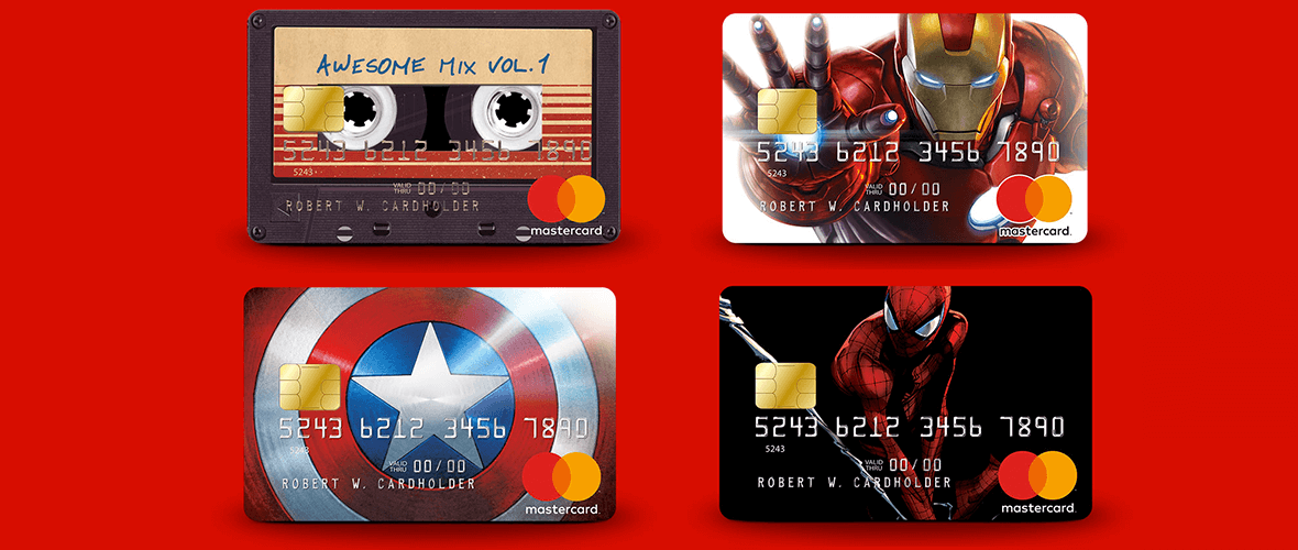 Mastercard cria cartões Marvel