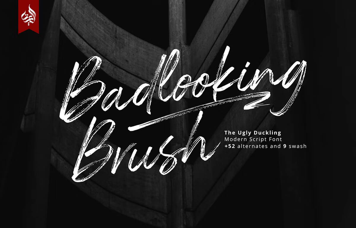 Badlooking Brush – Modern Script