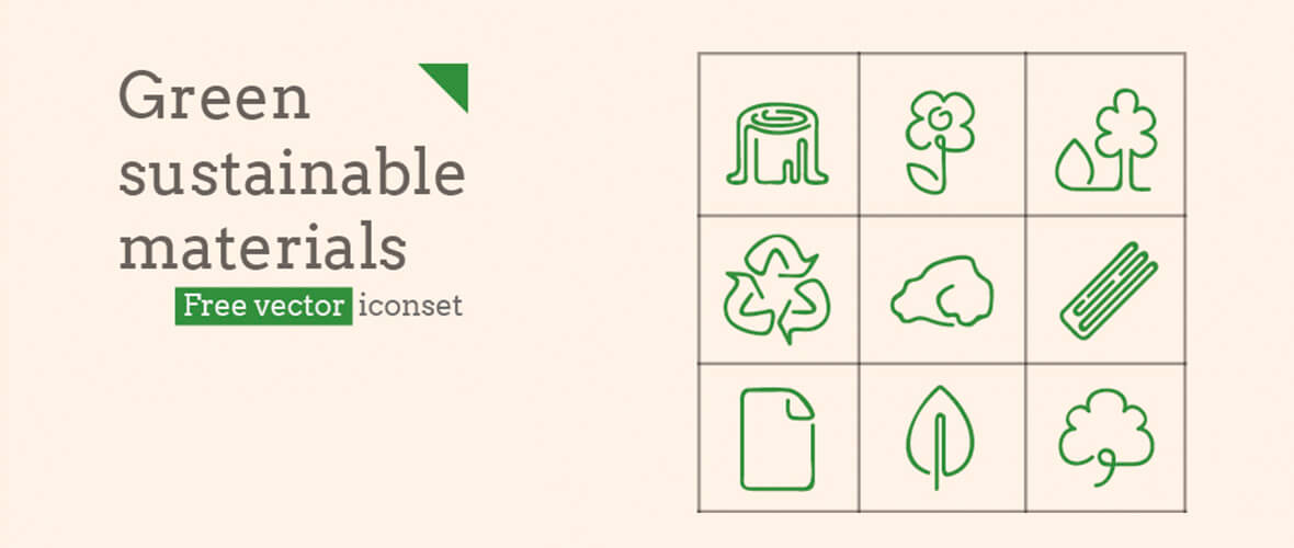 Ícones de sustentabilidade