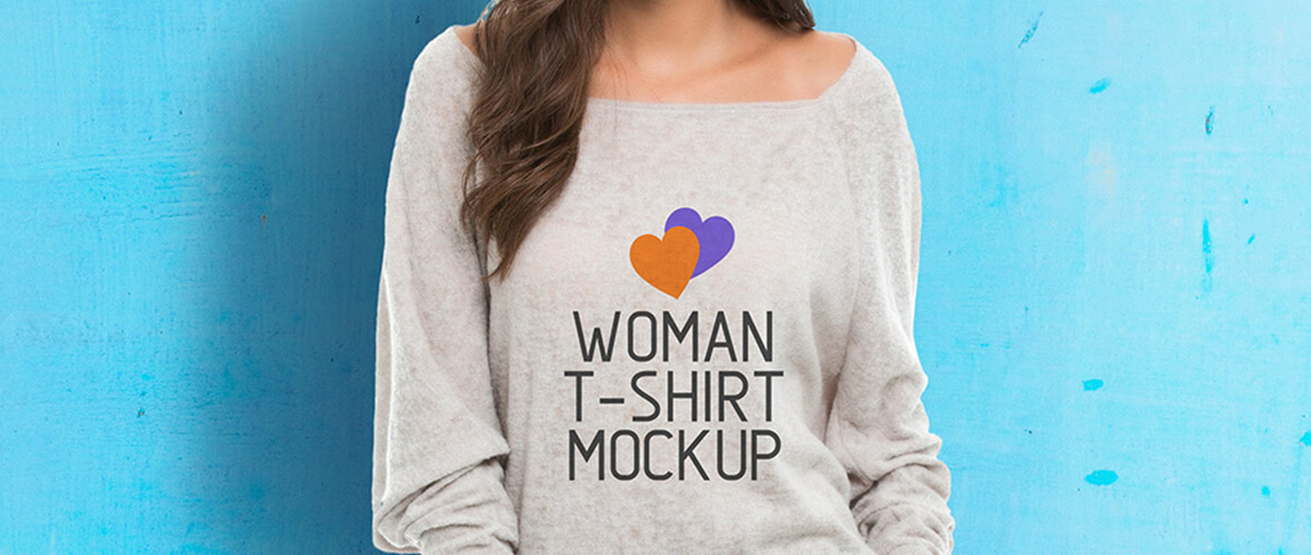 Mockup camiseta feminina