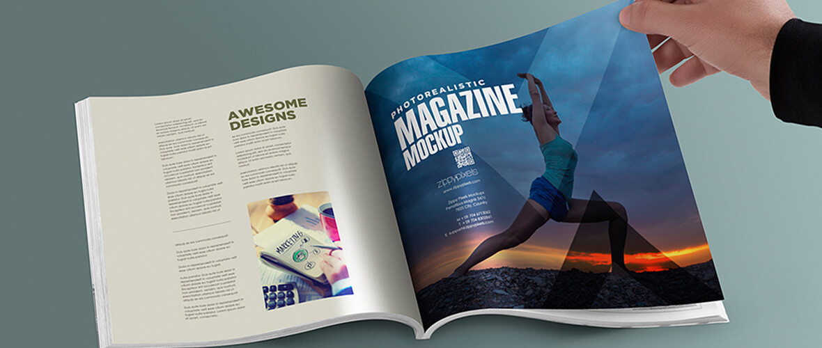 Mockup Revista