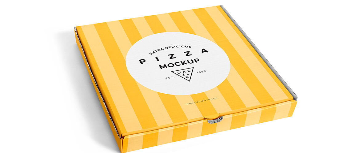 Mockup caixa de pizza #3