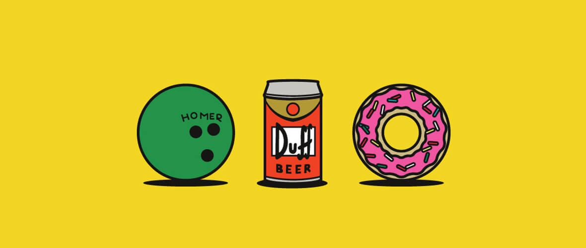 Os Simpsons aos olhos de 14 designers