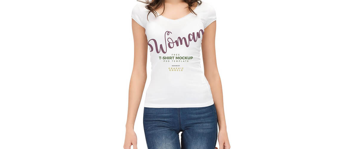 Mockup Camiseta feminina #2