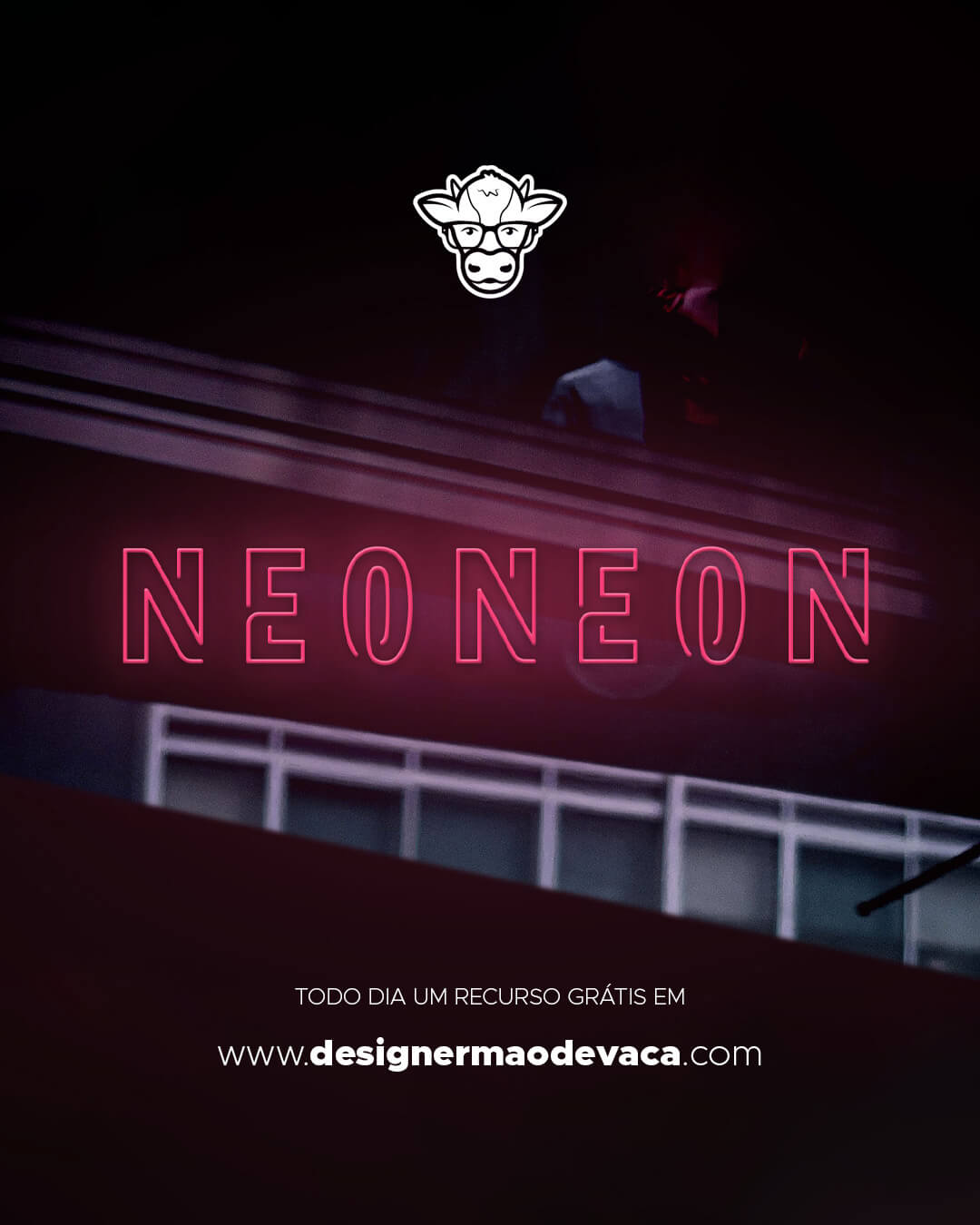 Neoneon Glowing Typeface